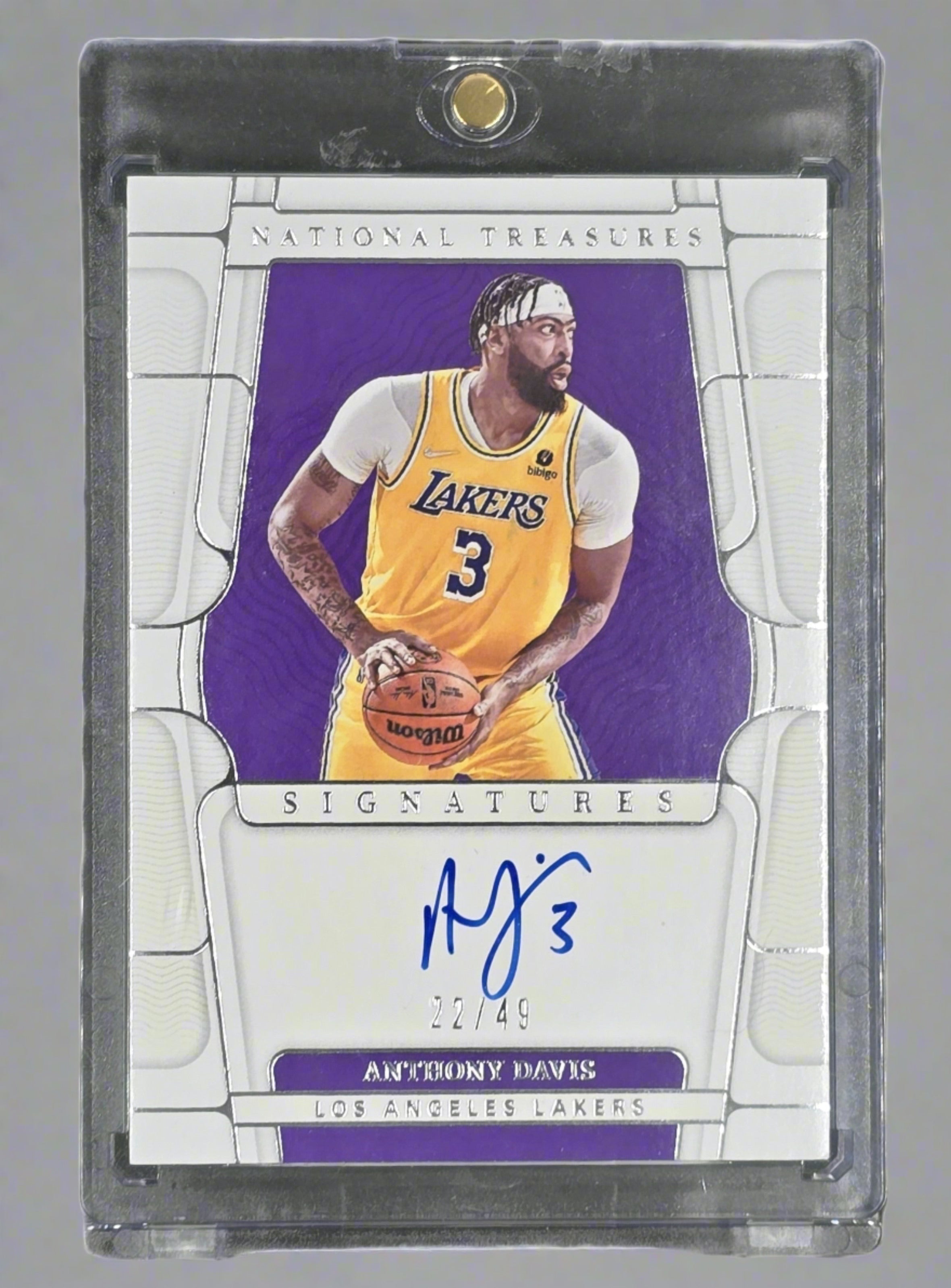 Anthony Davis National 2024 Treasures AUTO AUTOGRAPH #5/5!!